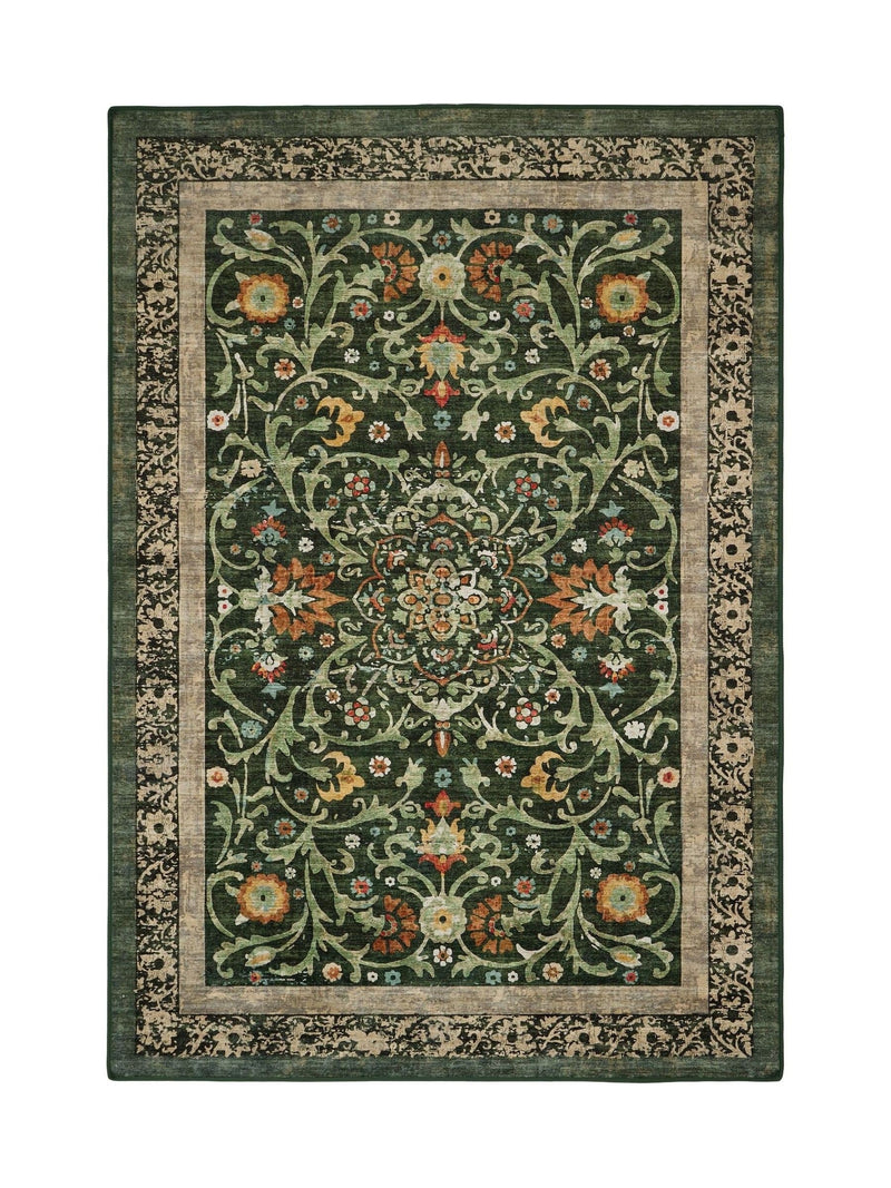 Hug Rug Green Country Paisley rug, imported from the UK