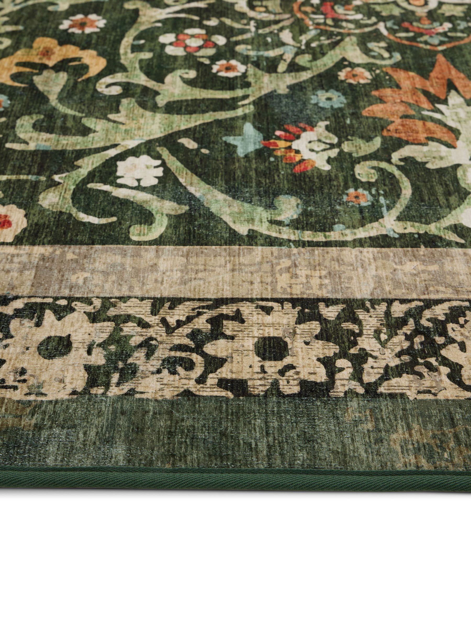 Hug Rug Green Country Paisley rug, imported from the UK