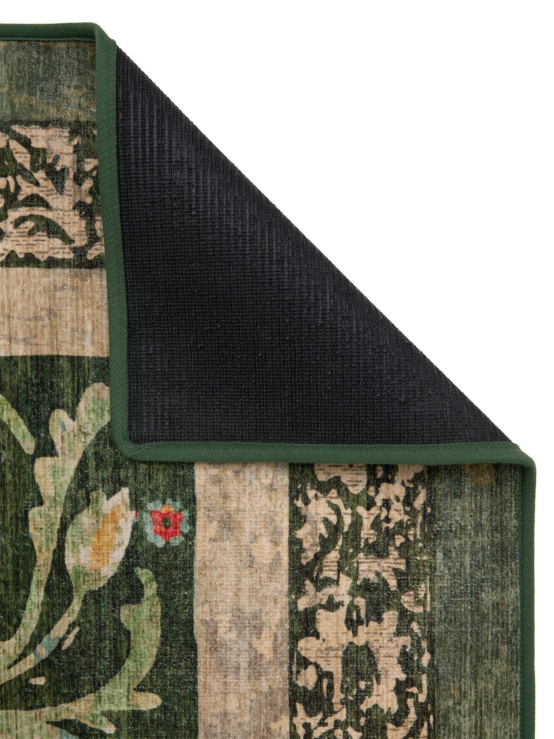 Hug Rug Green Country Paisley rug, imported from the UK