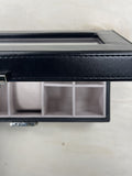 Solesmith black personalised stag watch box (British brand)