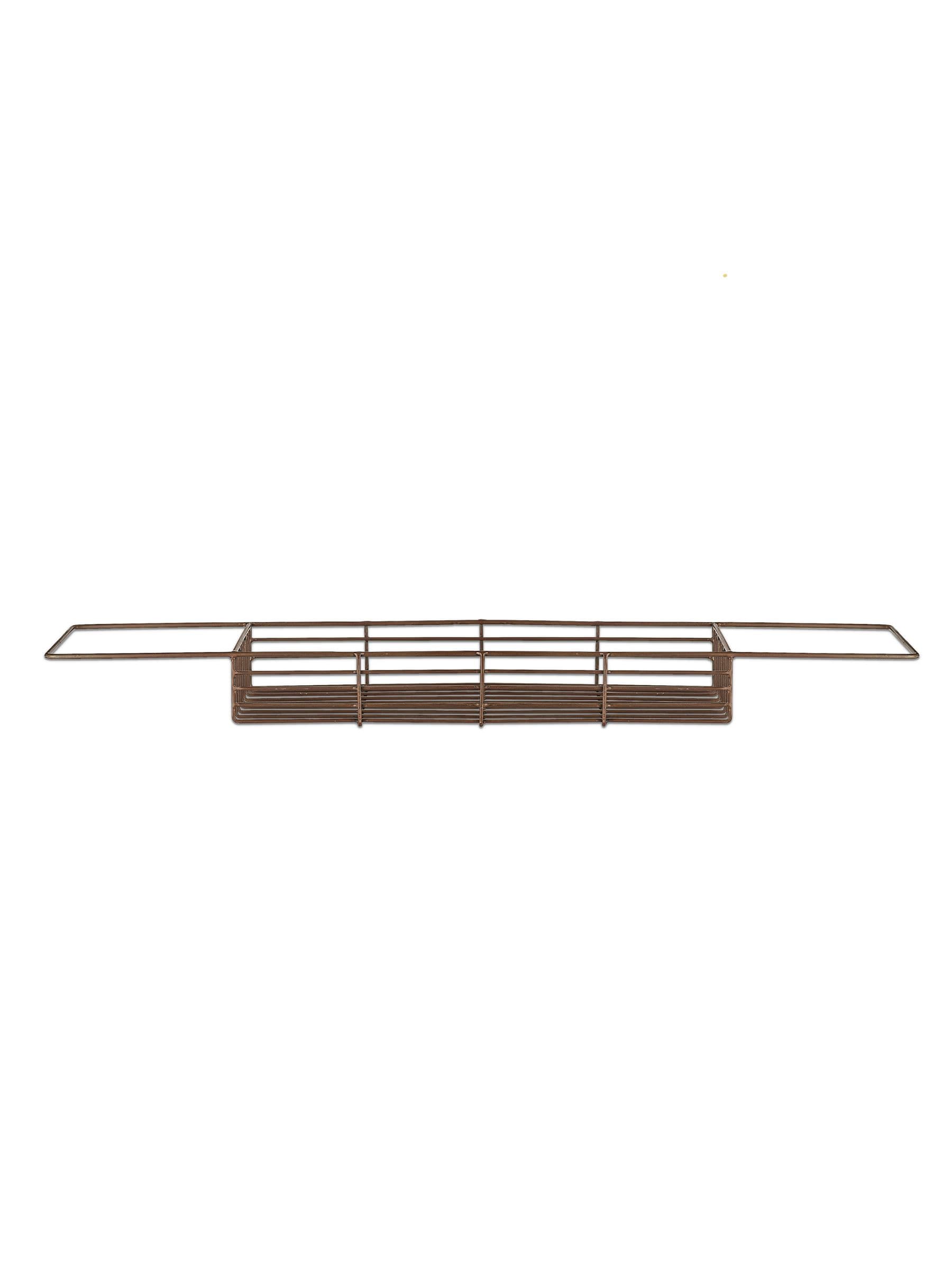 Nkuku aged brass Indore bath bridge, UK version