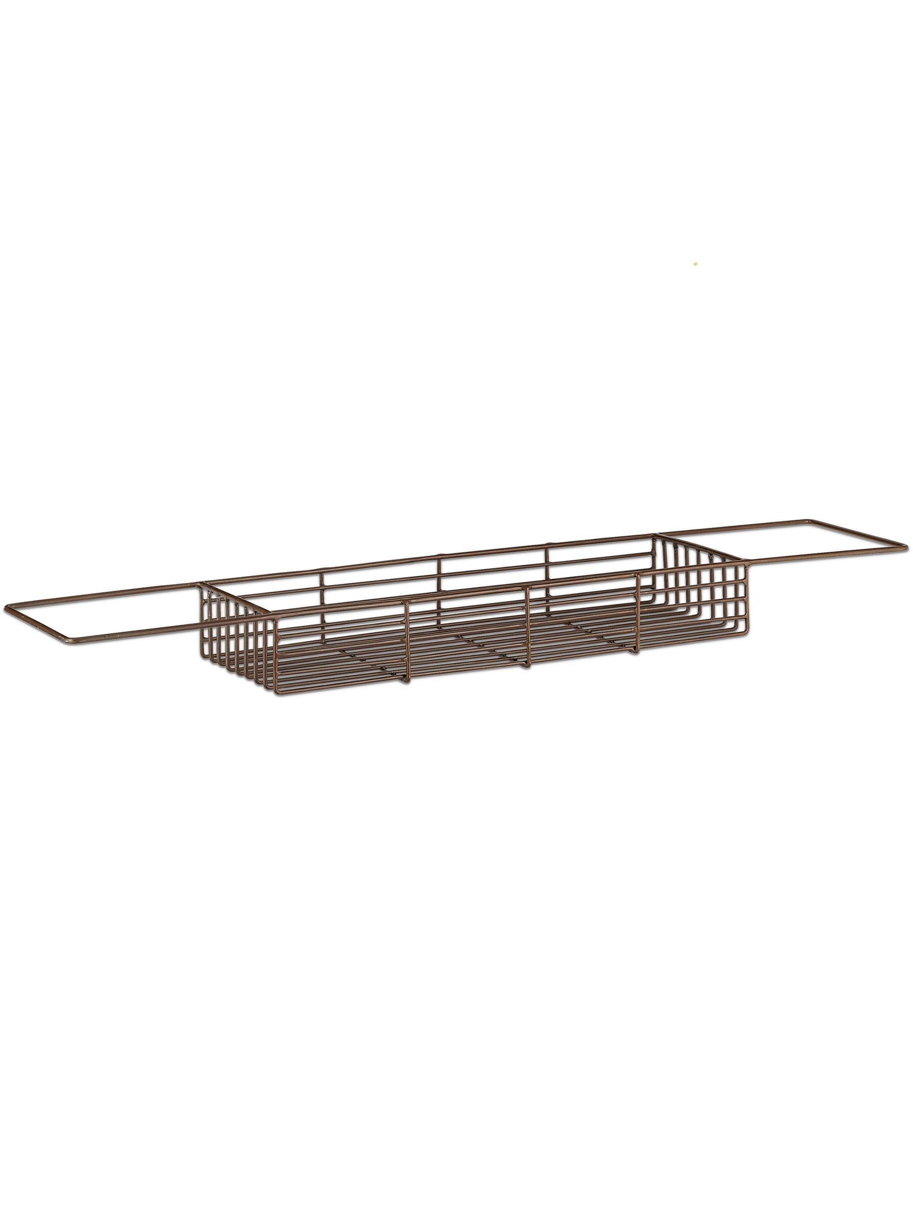 Nkuku aged brass Indore bath bridge, UK version