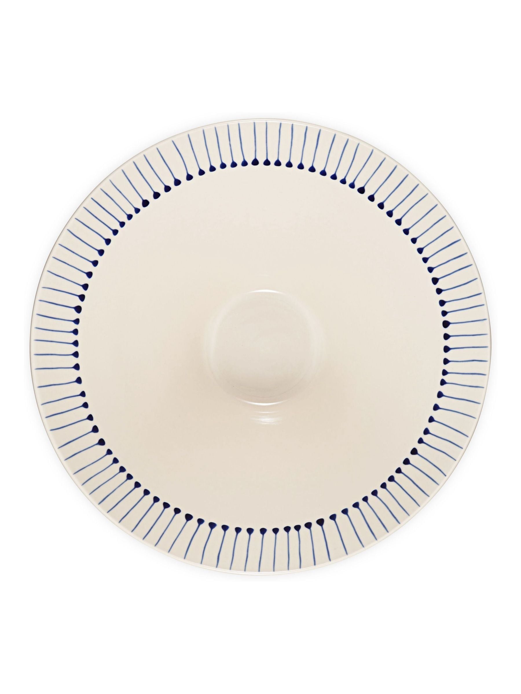 Nkuku Iba serving bowl hand-painted ceramic (British brand)