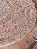 Nkuku Keso natural woven placemat 35cm - British product