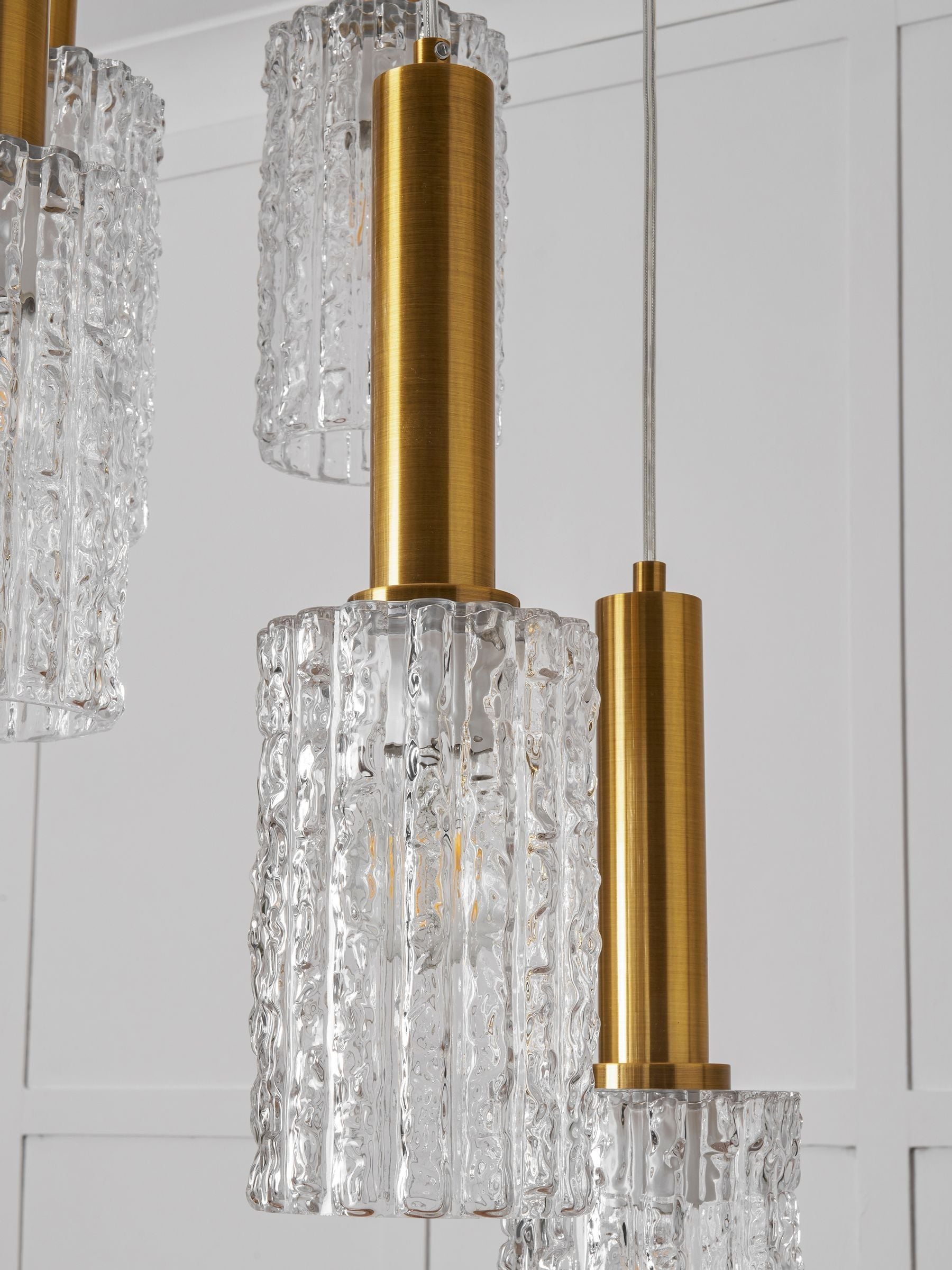 Visconte by BHS Hugo 5 light glass cluster ceiling light, UK version