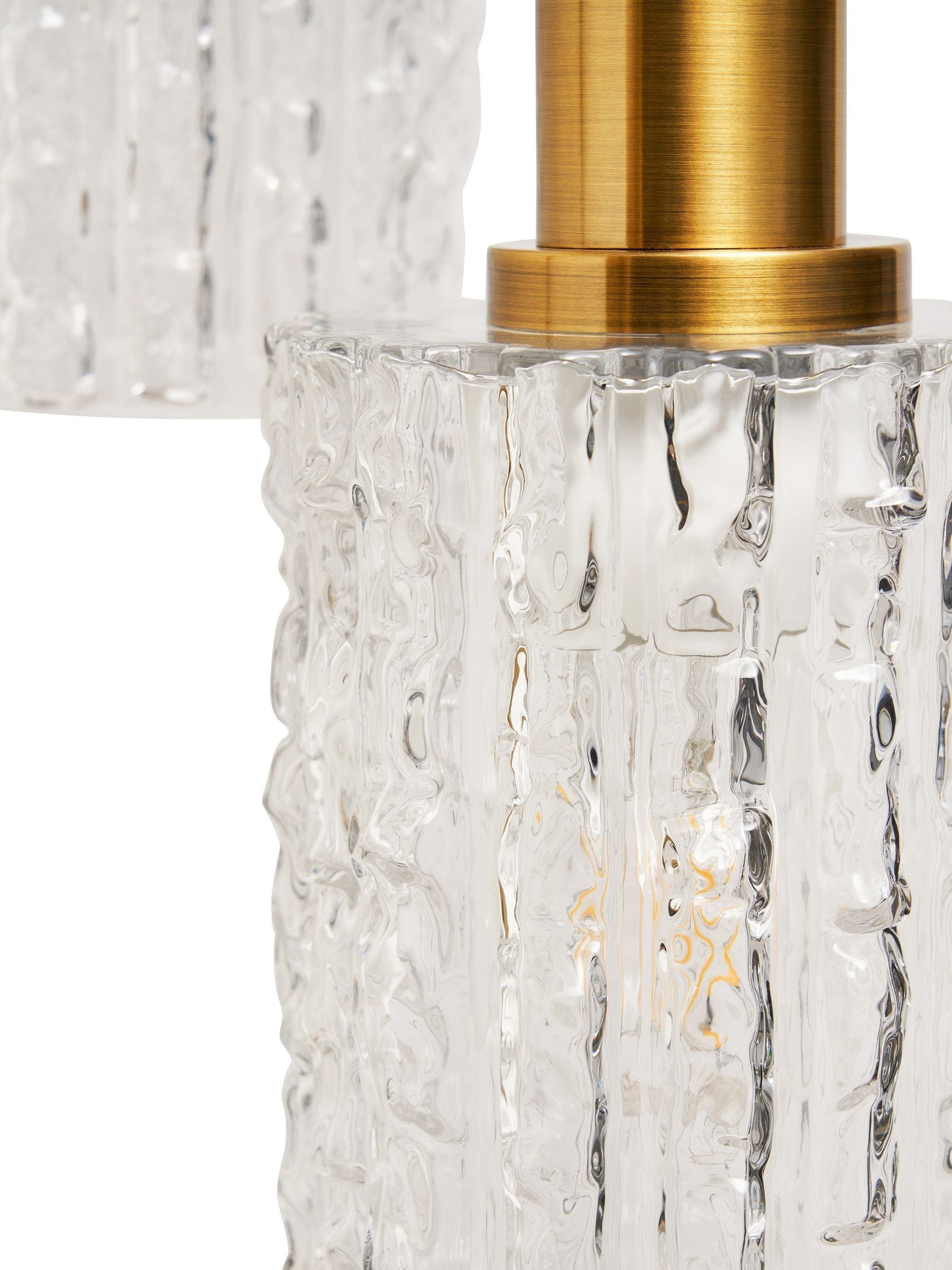 Visconte by BHS Hugo 5 light glass cluster ceiling light, UK version