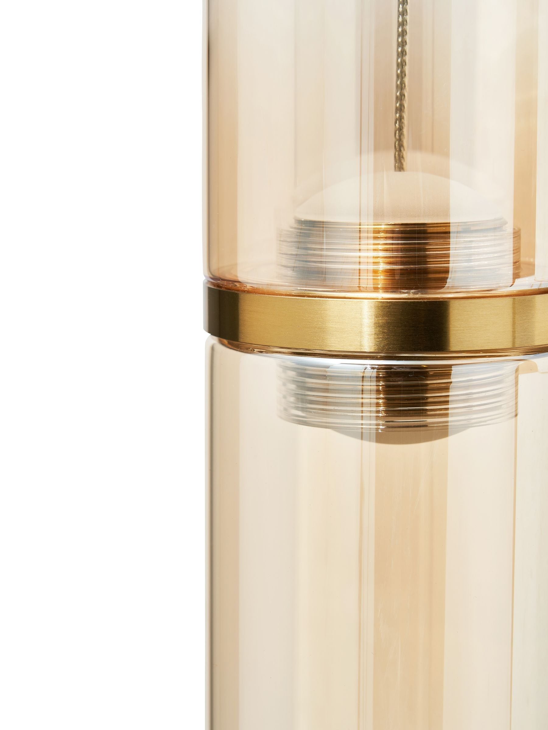 BHS Bjorn LED glass wall lamp with champagne shade (British brand)
