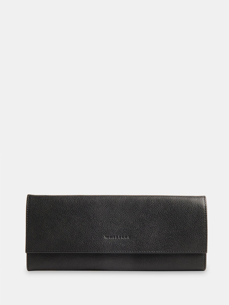 Whistles black leather jewellery wrap, UK version
