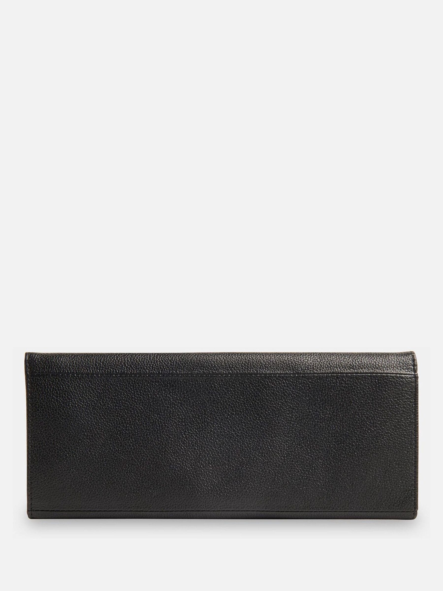 Whistles black leather jewellery wrap, UK version