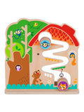 Tooky Toy 2 in 1 activity ball game wooden toy, imported from the UK