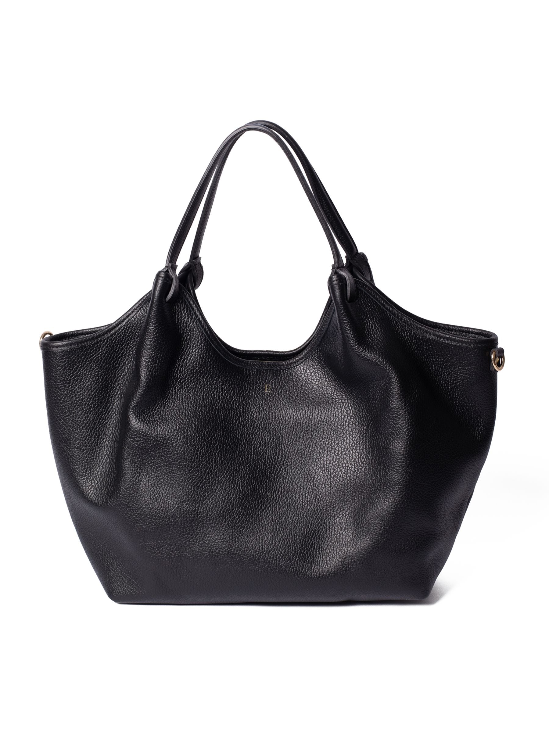 LRM Goods Lily tote bag in black leather, UK version