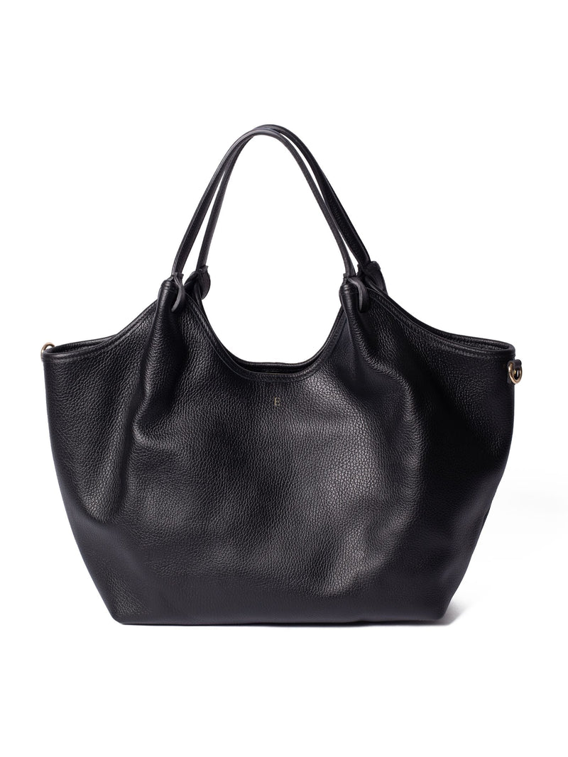 LRM Goods Lily tote bag in black leather, UK version