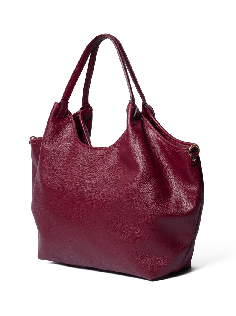 LRM Goods The Lily red leather tote bag small, UK version