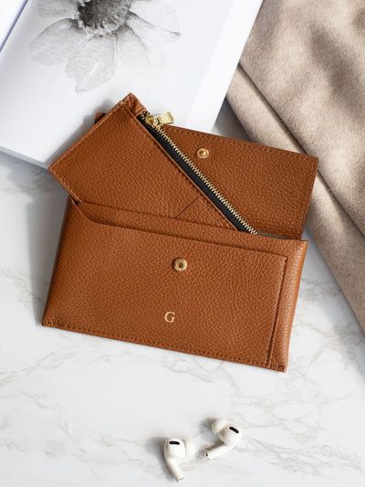 Next LRM Goods Leather Lady Brown Wallet with Insert- Buy online at McGrocer