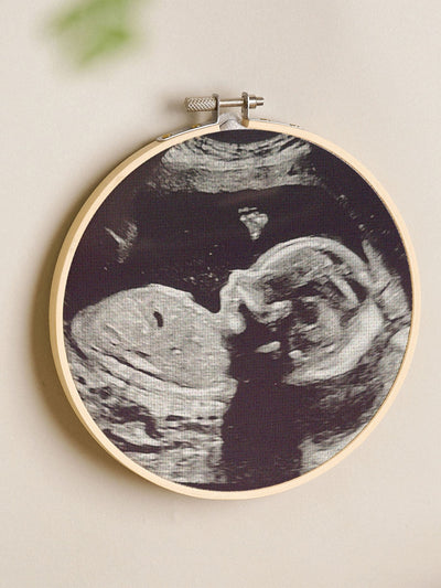 Next No Ordinary Gift Personalised Baby Scan Photo Hoop 15cm- Buy online at McGrocer