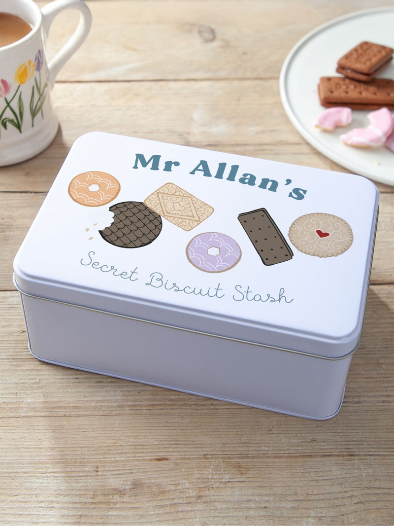 No Ordinary Gift personalised treat tin 20cm, UK version