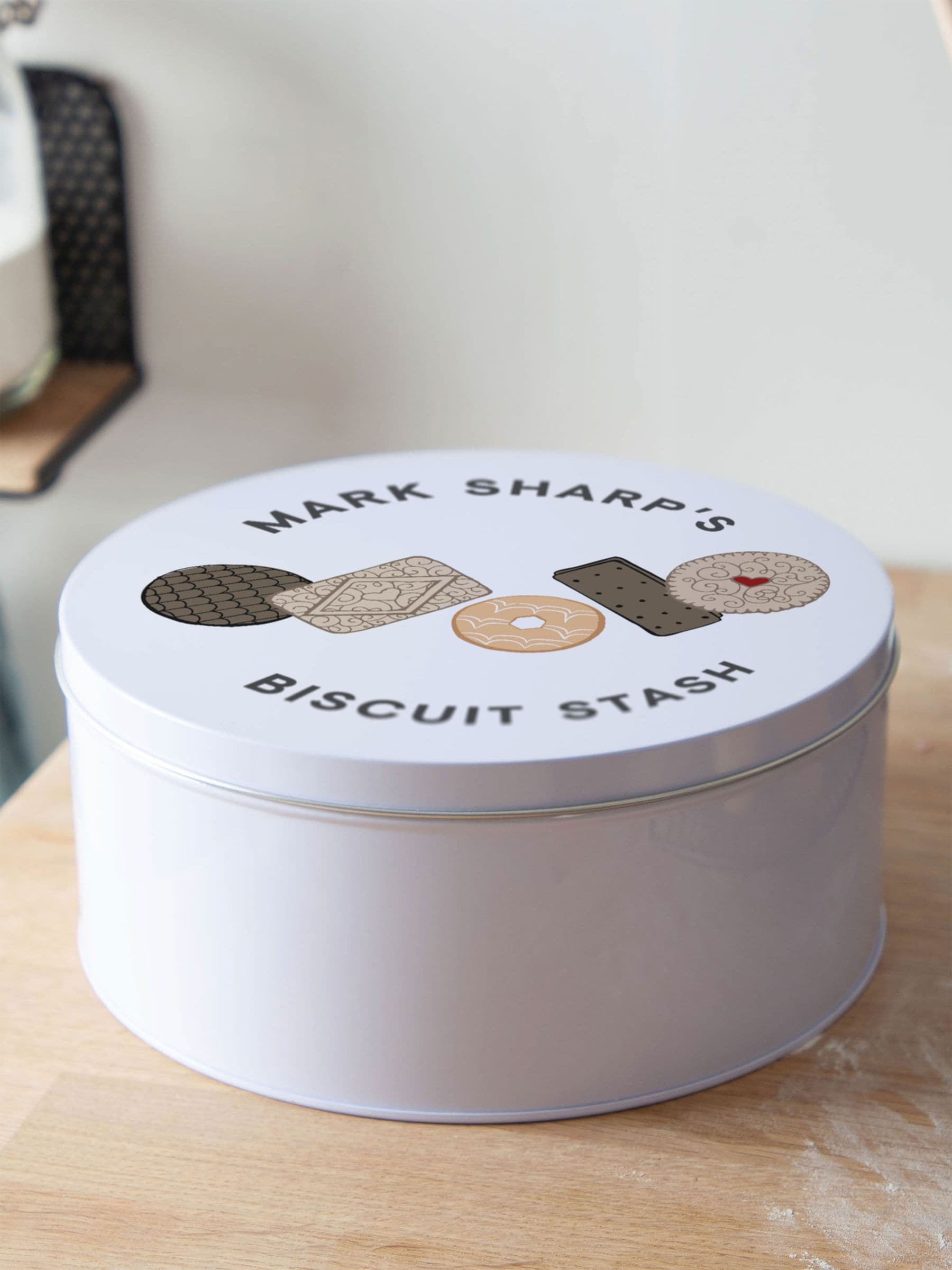 No Ordinary Gift personalised cake tin biscuit design 23cm, imported from the UK