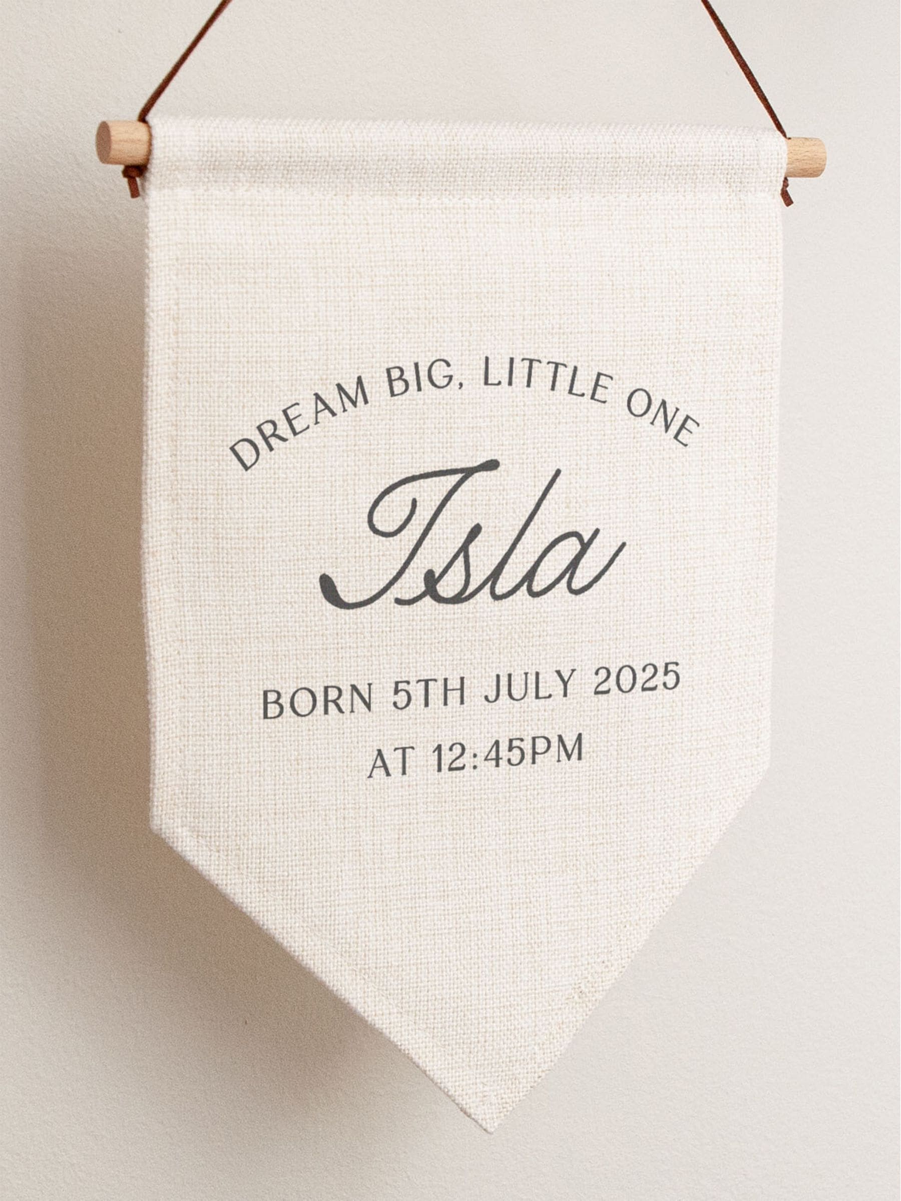 No Ordinary Gift new baby hanging flag 20x30cm (British brand)