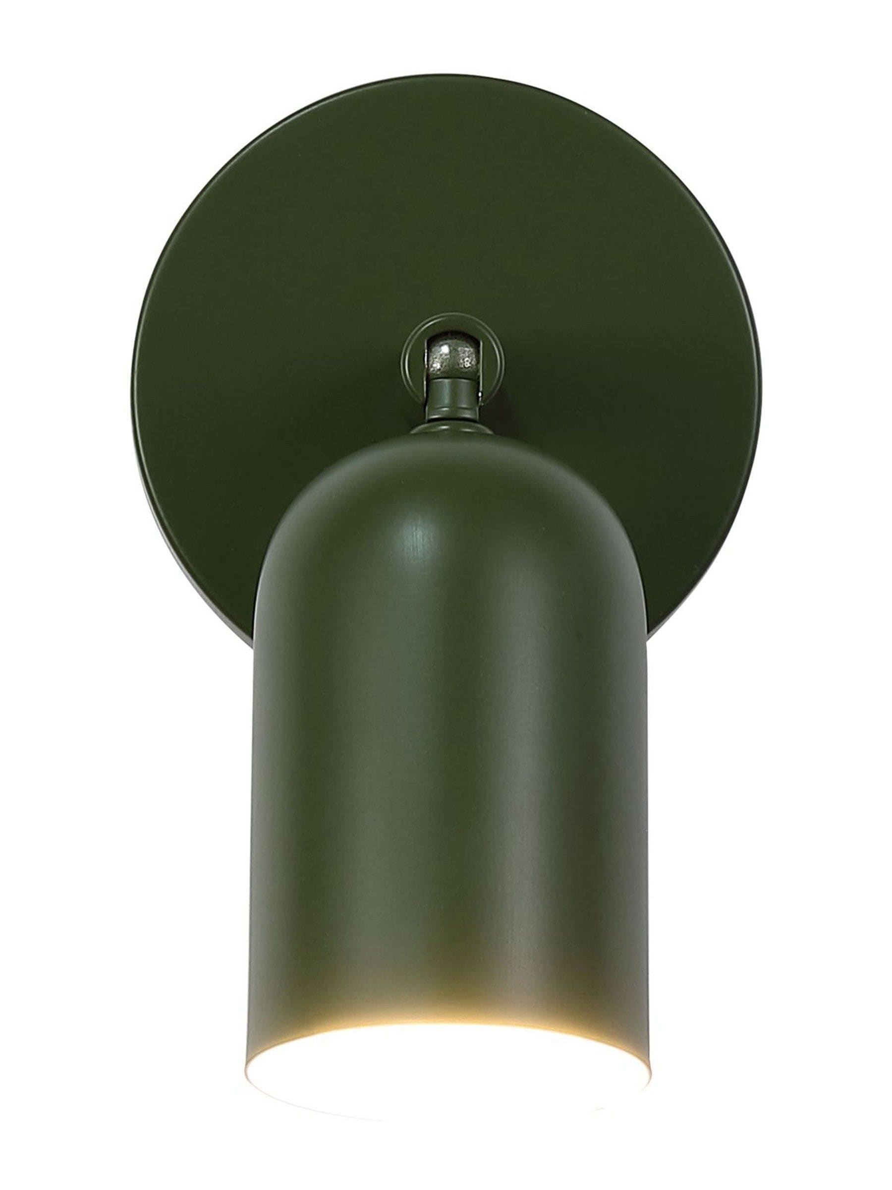 Searchlight green rechargeable wall light - British product