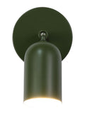 Searchlight green rechargeable wall light - British product