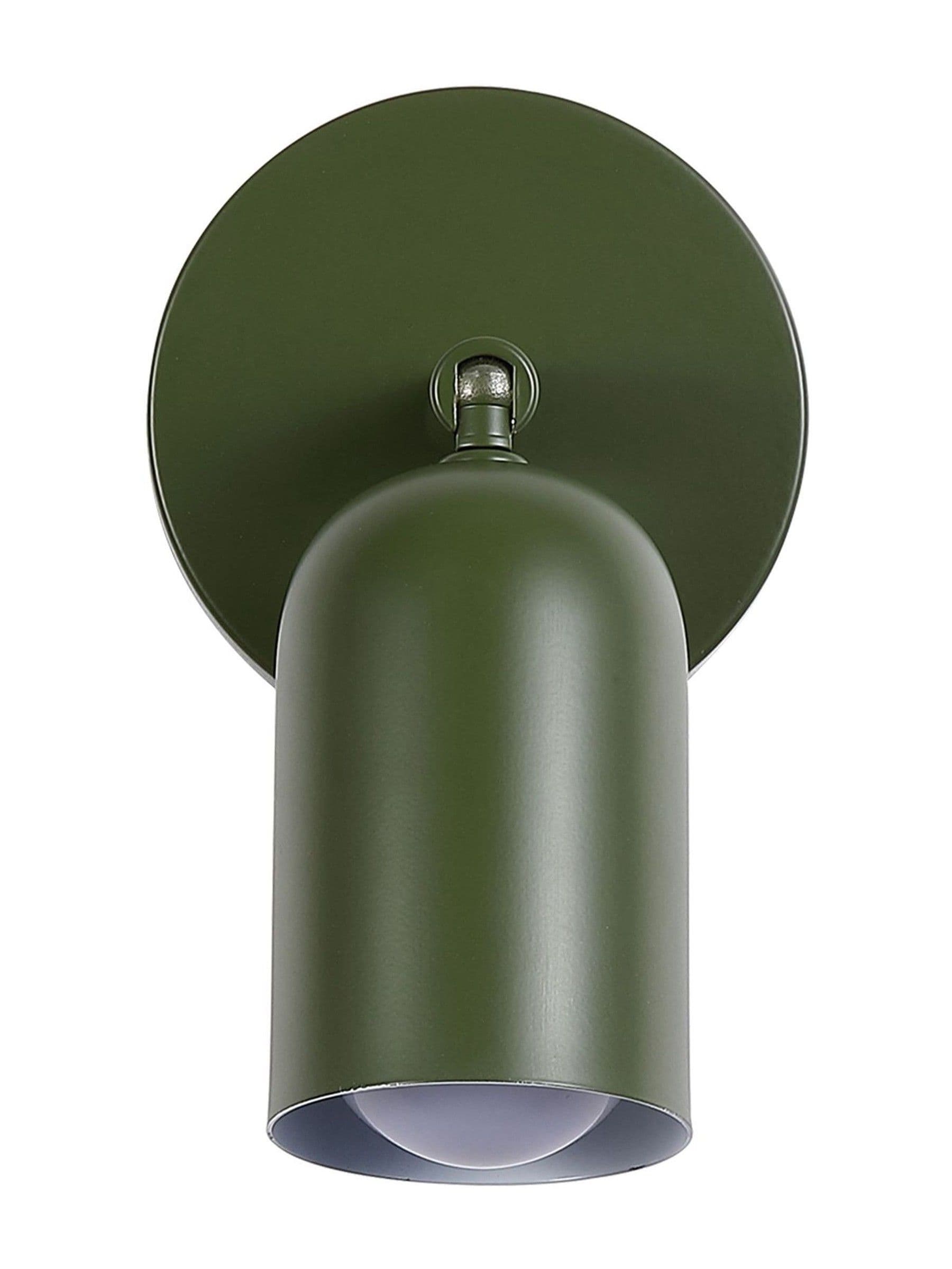 Searchlight green rechargeable wall light - British product