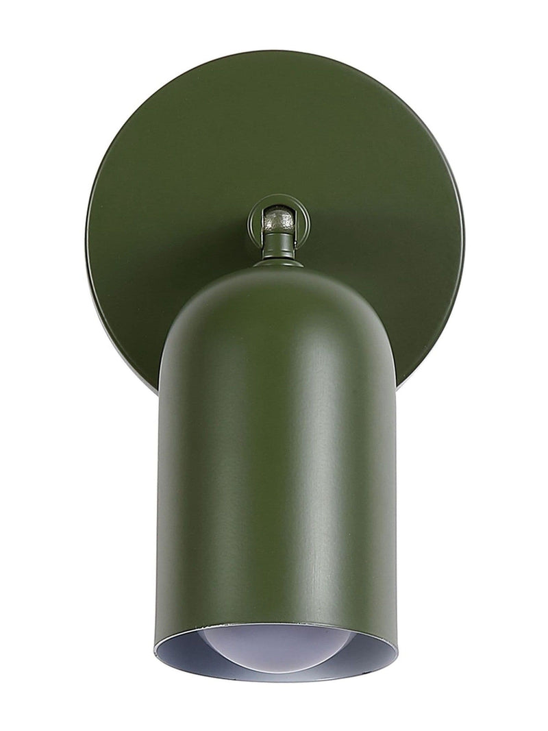 Searchlight green rechargeable wall light - British product