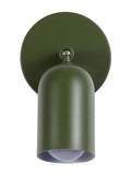 Searchlight green rechargeable wall light - British product