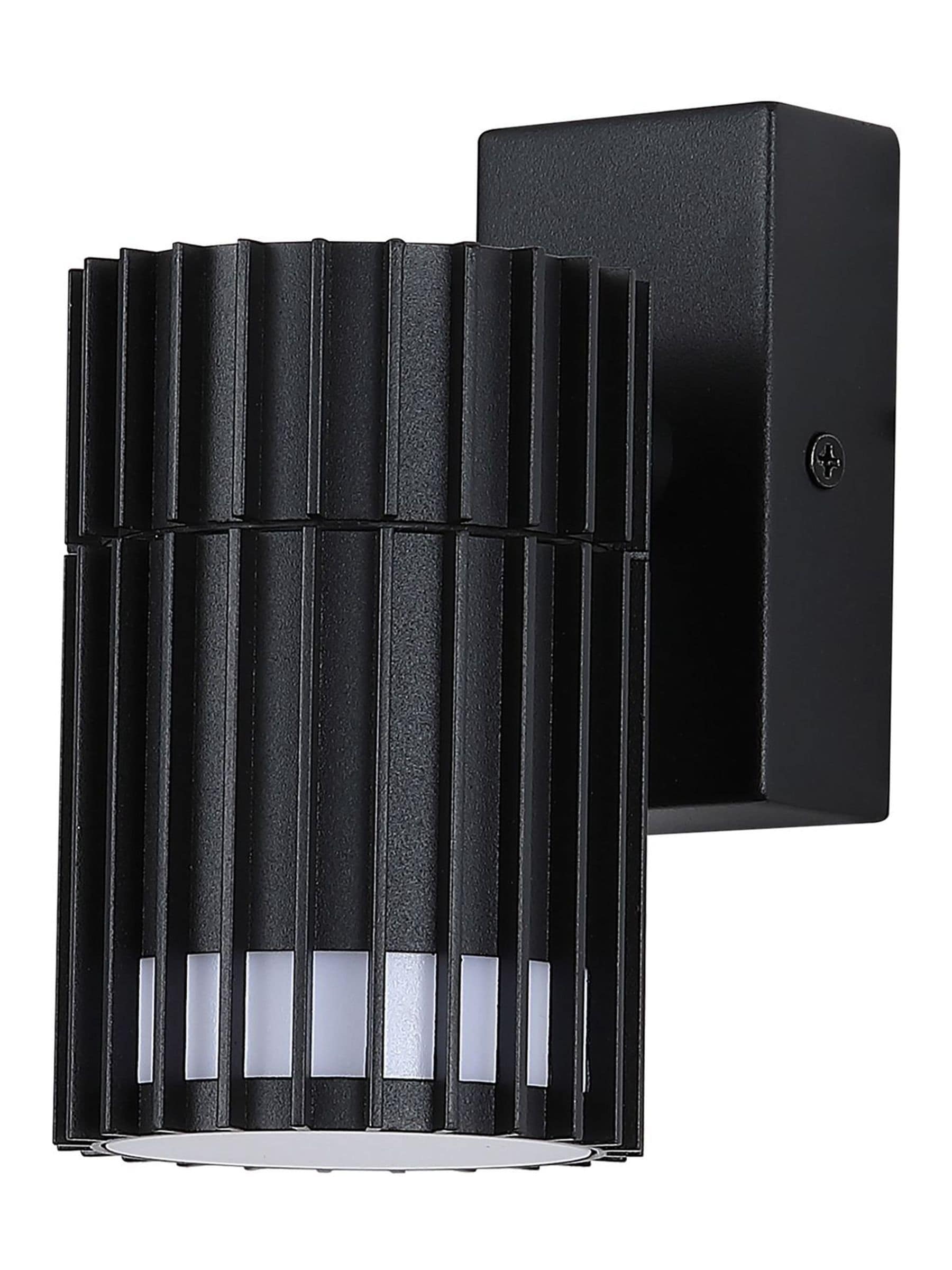 Searchlight black outdoor wall light, UK version