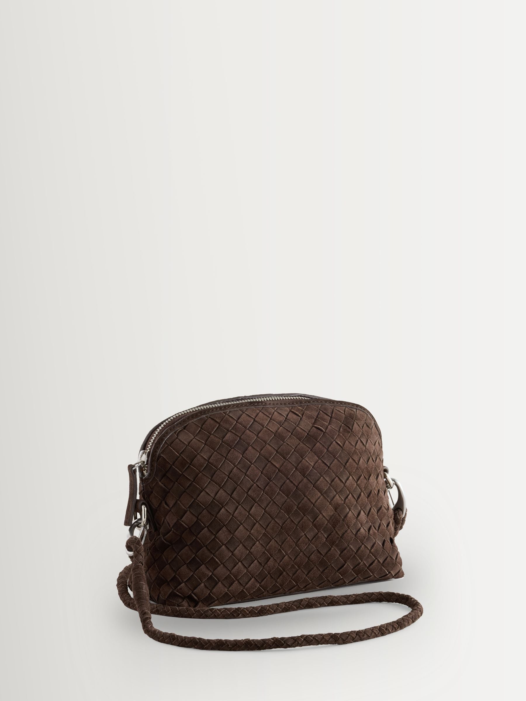 Dragon Diffusion Suede Chocolate Chunky Fellini Pochette Bag