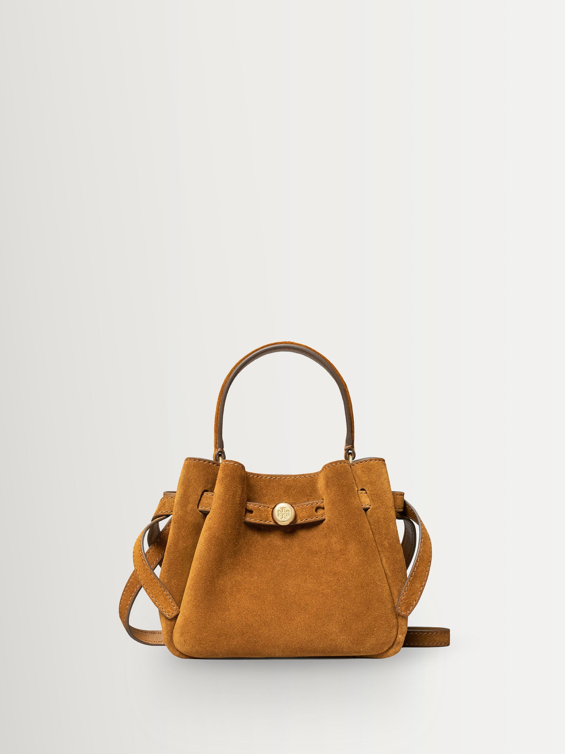 Tory Burch Romy suede mini bucket bag - British product