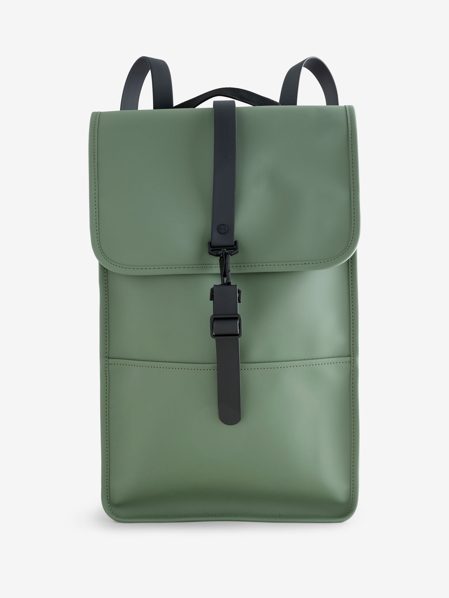Rains Green W3 backpack (British brand)