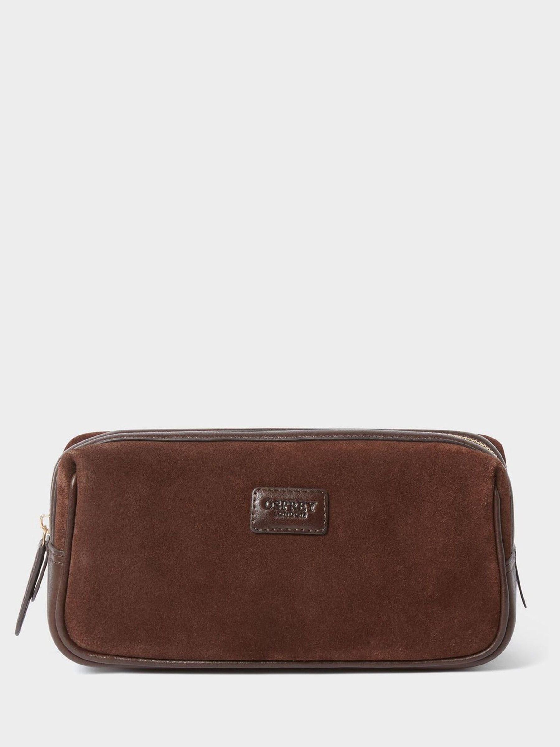 Osprey London Mocha suede washbag, UK version