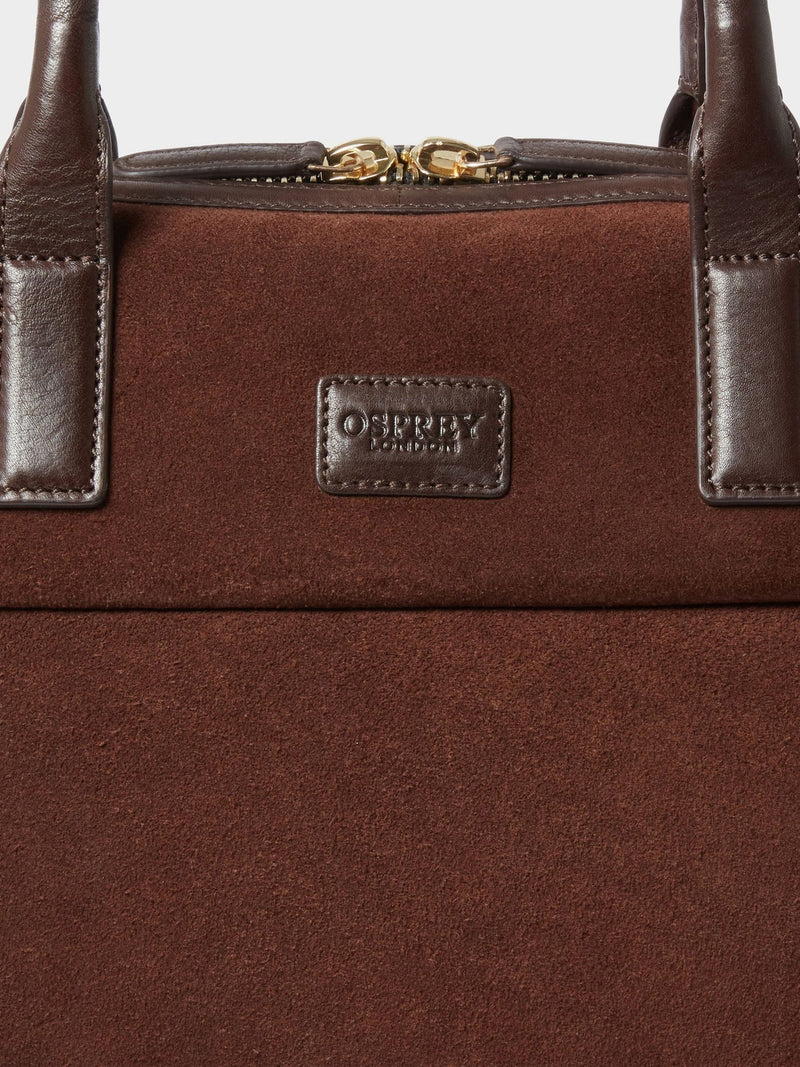 Osprey London Mocha laptop bag, imported from the UK