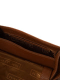 Pure Luxuries London Brown Elston Leather Cross-Body Bag