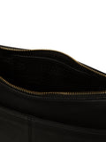 Pure Luxuries London Caldecote black leather cross-body bag - British product