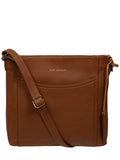 Pure Luxuries London black leather cross-body bag, imported from the UK