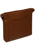 Pure Luxuries London black leather cross-body bag, imported from the UK