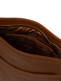 Pure Luxuries London black leather cross-body bag, imported from the UK
