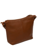 Pure Luxuries London brown Thorne leather cross-body bag, imported from the UK