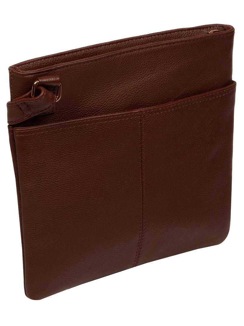 Pure Luxuries London Nola brown cross-body bag (British brand)