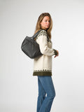 Pure Luxuries London Ormesby leather handbag black, imported from the UK