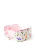 The Flat Lay Co. marshmallow box bag with floral RHS design British brand