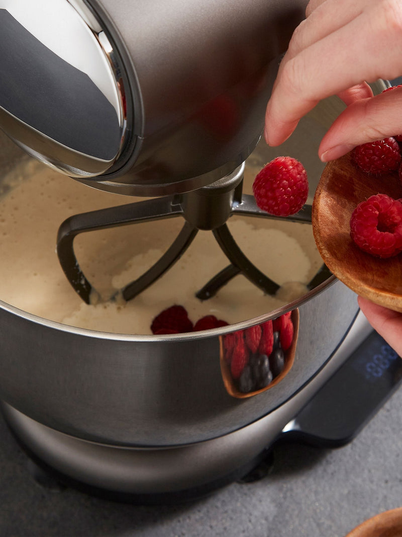 Morphy Richards grey stand mixer, imported from the UK