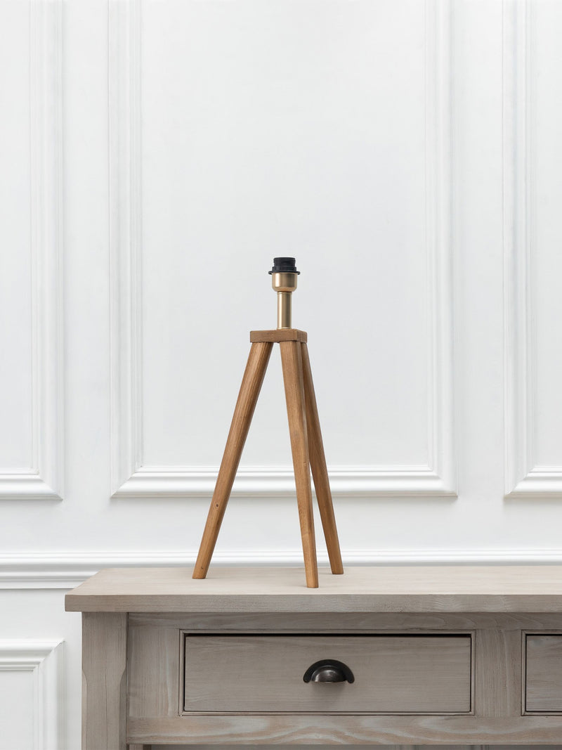 Voyage Maison Aratus wooden table lamp base, UK version
