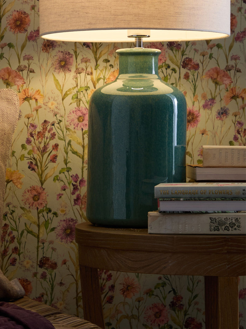 Voyage Maison Aqua Elspeth table lamp base 49cm, imported from the UK