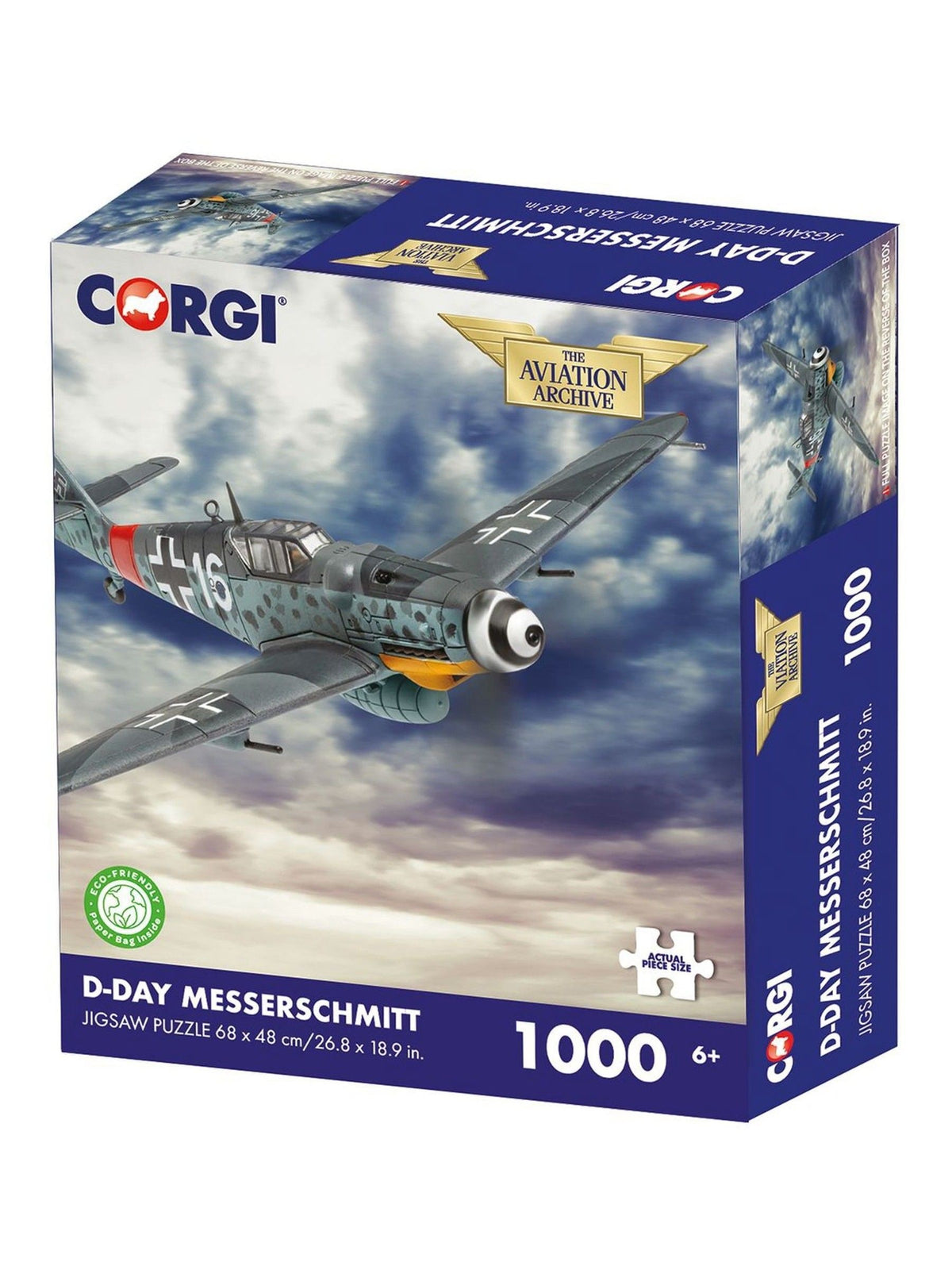 Kidikraft Corgi Messerschmitt 1000-piece jigsaw puzzle (British brand)