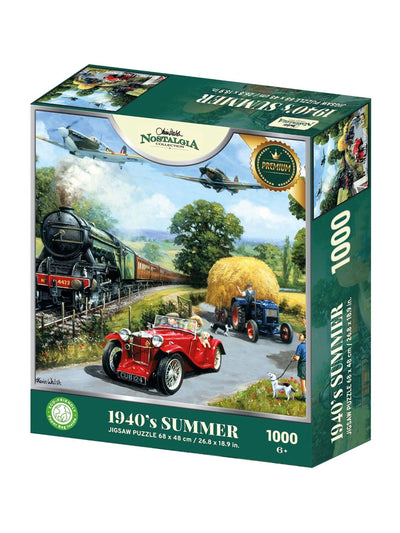 Next Kidikraft Nostalgia Collection 1940's Summer 1000 Piece Jigsaw Puzzle- Buy online at McGrocer