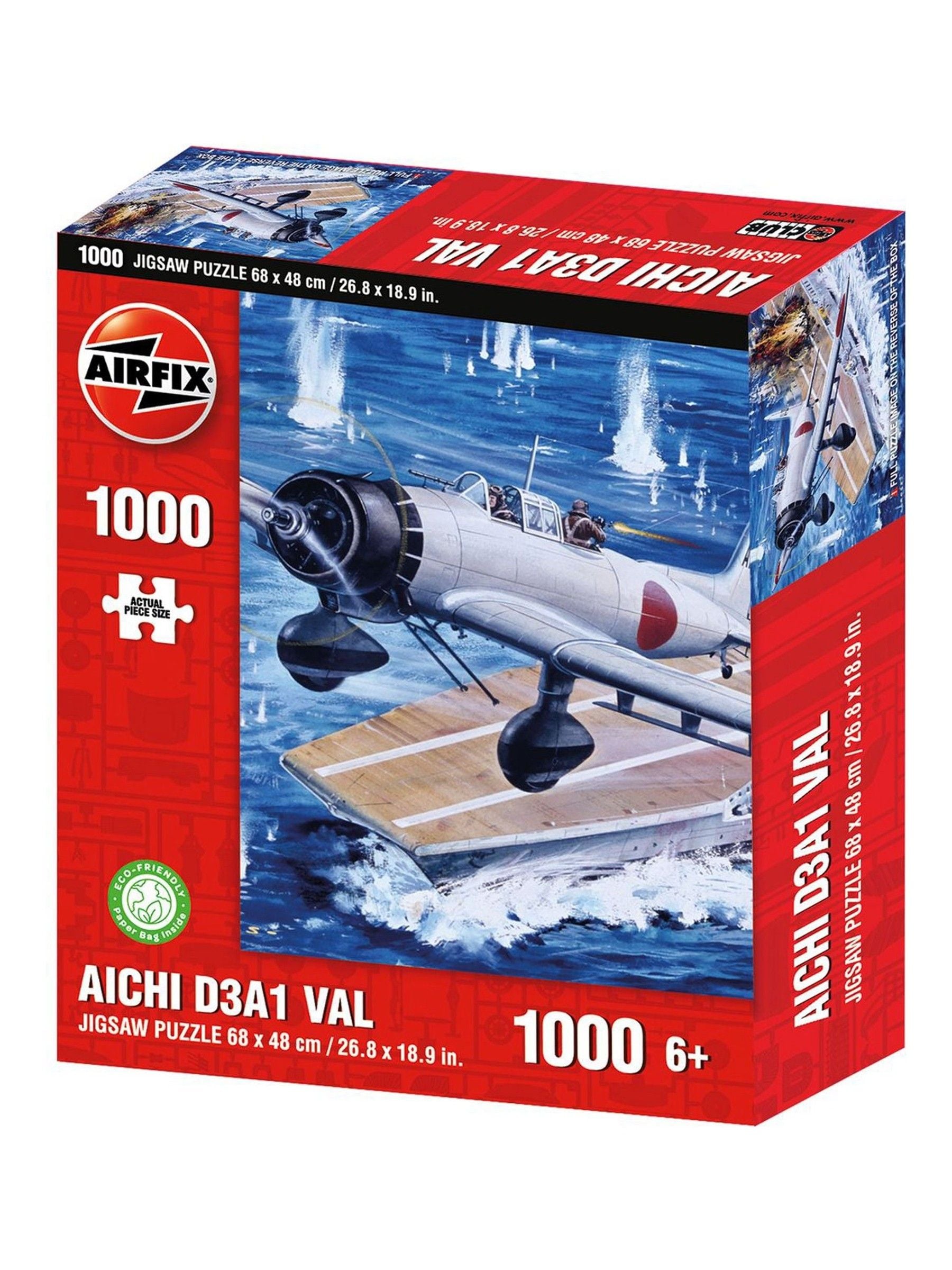 Airfix Aichi D3A1 Val 1000 piece jigsaw puzzle - British product