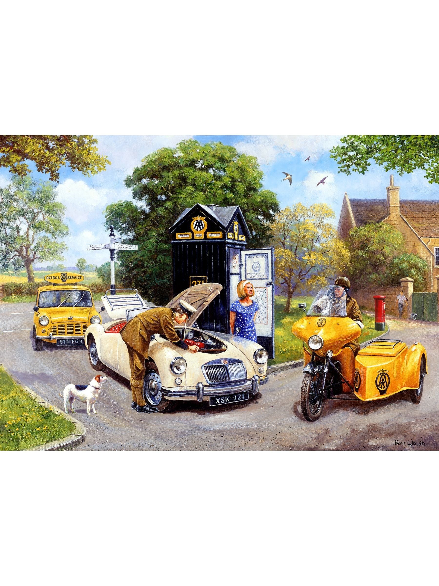 Kidikraft 1000 piece jigsaw puzzle Nostalgia Collection To The Rescue (British brand)