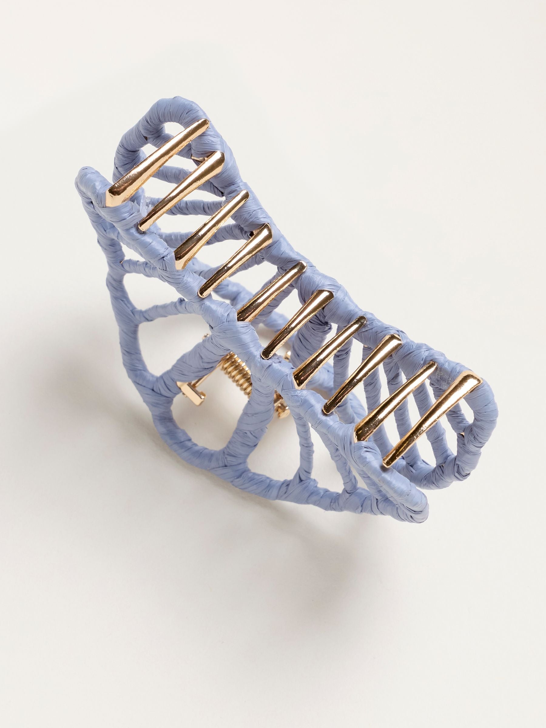 FatFace blue shell wrapped claw clip, UK version